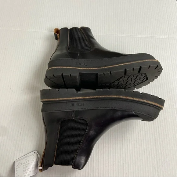 NEW BIRKENSTOCK Prescott‎ Slip On Boots Men Oiled Leather - Black EU 46 13-13.5